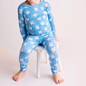 Bums & Roses / Little Bum Bums Hip Hip Hooray premium bamboo pajamas 2T